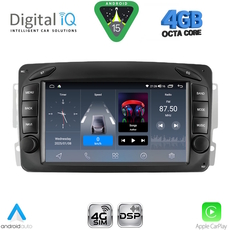 DIGITAL IQ BLG 471_CPA (7" DECK) MULTIMEDIA SYSTEM for MERCEDES C (W203) - CLK (W209) mod. 1999-2004