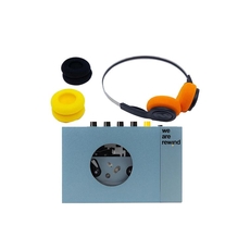 BUNDLE WE ARE REWIND Kurt Φορητό Kασετόφωνο Mπλε με ακουστικά Bluetooth