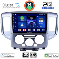 DIGITAL IQ BXC 3458SL_CPAA (9inc) MULTIMEDIA TABLET for NISSAN NV 200 mod. 2009> (SILVER)