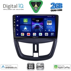 DIGITAL IQ BXC 3507_CPAA (9inc) MULTIMEDIA TABLET for PEUGEOT 207 mod. 2007-2014