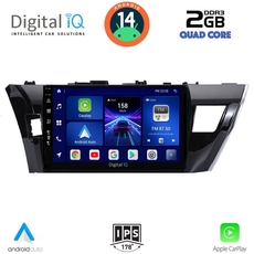 DIGITAL IQ BXC 3714_CPAA (10inc) MULTIMEDIA TABLET for TOYOTA COROLLA mod. 2013-2016