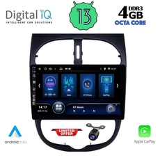 DIQ BXD 6506_CPA (9inc) MULTIMEDIA TABLET for PEUGEOT 206 mod. 1998-2006