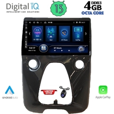 DIQ BXD 6708_CPA A/C (10inc) MULTIMEDIA TABLET for CITROEN C1-PEUGEOT 108 - TOYOTA AYGO mod. 2014-2022