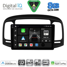 DIGITAL IQ BXF 11249BL_CPAA (9inc) MULTIMEDIA TABLET for HYUNDAI ACCENT mod. 2005-2012 (BLACK)