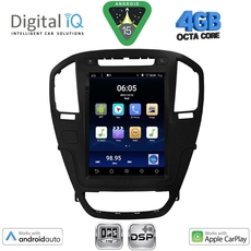 DIGITAL IQ BXF 6914BL_CPAA TESLA STYLE for OPEL INSIGNIA mod. 2008-2013 (Black colour)