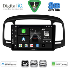 DIGITAL IQ BXF 7249BL_CPAA (9inc) MULTIMEDIA TABLET for HYUNDAI ACCENT mod. 2005-2012 (BLACK)