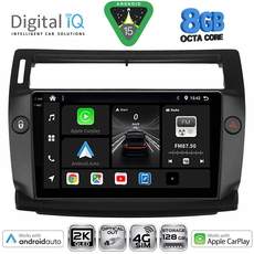 DIGITAL IQ BXK 20084BL_CPAA (9inc) MULTIMEDIA TABLET for CITROEN C4  mod. 2004-2011 (BLACK)