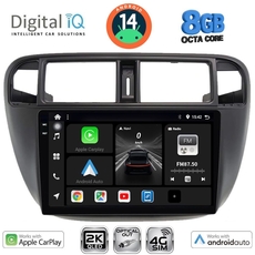 DIGITAL IQ BXK 20186_CPAA A/C (9inc) MULTIMEDIA TABLET for HONDA CIVIC mod. 1995-2001