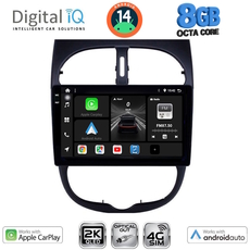 DIGITAL IQ BXK 20506_CPAA (9inc) MULTIMEDIA TABLET for PEUGEOT 206 mod. 1998-2006