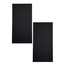 Audiodesigner Rect Ηχοαπορροφητικά Πάνελ 120 x 60 x 5cm / 1,44 τ.μ. Μαύρο (Ζεύγος)