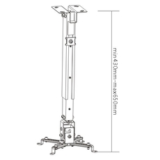 Brateck PRB-2 silver 6956745101103