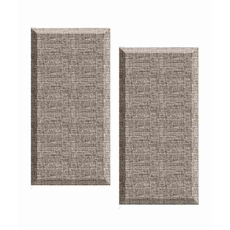 Audiodesigner Curve Ηχοαπορροφητικά Πάνελ 128x68x5 cm / 1,74 τ.μ. Coffee Grey (Ζεύγος)