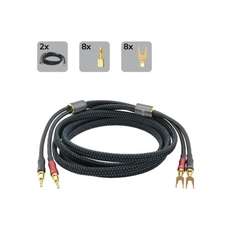 Oehlbach TRANSFORM DUAL-PLUG Καλώδιο Ηχείων με Εναλλάξιμα Βύσματα 3m (Σετ)