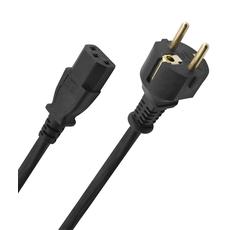 Oehlbach Powercord C13 Καλώδιο Τροφοδοσίας 1.5m Μαύρο (Τεμάχιο)