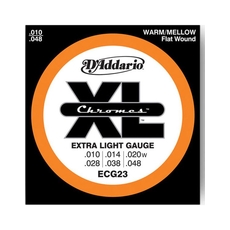D'Addario Χορδές ECG-23 Ηλεκτρικής Κιθάρας (10-48 FLAT)