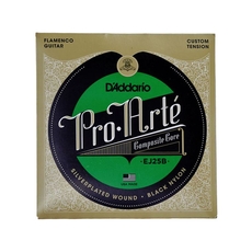 D'Addario Χορδές Κλασικής Κιθάρας EJ25B Flamenco (Black)