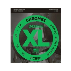 D'Addario ECB-80 Chromes Χορδές Ηλεκτρικού Μπάσου