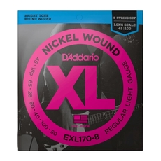 D'Addario EXL170-8 Long Scale Χορδές Οκτάχορδου Ηλεκτρικού Μπάσου