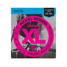 D'Addario EXL-150 Χορδές Ηλεκτρικής Κιθάρας 12χορδης (10-46)