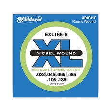 D'Addario EXL-165/6 Χορδές Ηλεκτρικού Μπάσου