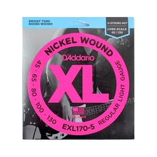D'Addario EXL-170/5 Χορδές Ηλεκτρικού Μπάσου