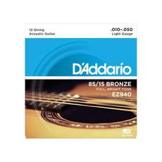 D'Addario EZ-940 Χορδές Ακουστικής 12χορδης Κιθάρας