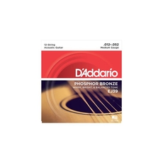 D'Addario J39 Χορδές Ακουστικής 12χορδης Κιθάρας