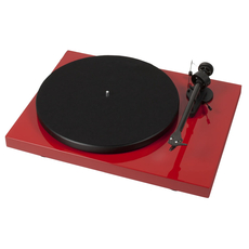 Pro-Ject Debut Carbon DC Phono USB Red / OM 10e - Belt Drive - Με προενισχυτή