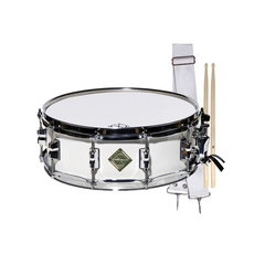 DIXON PMSCL054-WT Wood Shell Λευκό 14" x 5" Ταμπούρο Παρέλασης