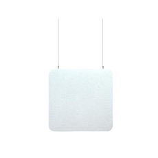 Audiodesigner ECOBAFFLE Square Ηχοαπορροφητικά Πάνελ Οροφής 60x60cm Λευκό (Σετ 4 Τεμαχίων)