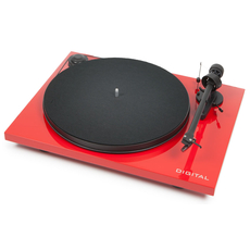 Pro-ject Essential III Digital High Gloss Red / Ortofon 10 - Belt Drive - Με προενισχυτή