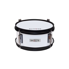 GRANITE Ταμπούρο Junior 10'' x 5'' White με ζώνη και μπαγκέτες