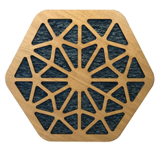 ALPHAcoustic Acoucell Hexa Wood - Jali (6 Τεμάχια)