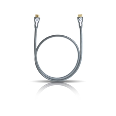 Oehlbach HIGHSPEED SL Καλώδιο High-Speed HDMI με Ethernet 0,5m Γκρι (Τεμάχιο)