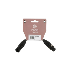 Onsei ON-D3152 Καλώδιο DMX 3-pin XLR Θηλυκό - 5-pin XLR Αρσενικό 0,15m