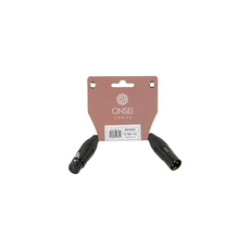 Onsei ON-D3251 Καλώδιο DMX 3-pin XLR Αρσενικό - 5-pin XLR Θηλυκό 0,15m