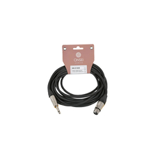 Onsei ON-I31850 Καλώδιο σήματος 3-pin XLR Θηλυκό - 6,3mm Jack Mono 5m - (5213007193377)