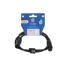 Onsei ONIPRO-32311 Καλώδιο μικροφωνικό 3-pin XLR Αρσενικό σε 3-pin XLR Θηλυκό 1m με REAN connectors και προστασία IP65