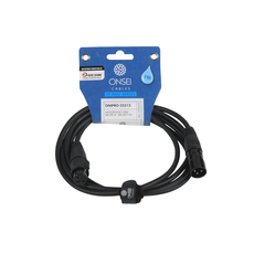 Onsei ONIPRO-32311 Καλώδιο μικροφωνικό 3-pin XLR Αρσενικό σε 3-pin XLR Θηλυκό 2m με REAN connectors και προστασία IP65