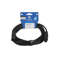 Onsei ONIPRO-32315 Καλώδιο μικροφωνικό 3-pin XLR Αρσενικό σε 3-pin XLR Θηλυκό 5m με REAN connectors και προστασία IP65