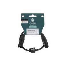 Onsei ONPRO-323105 Καλώδιο μικροφωνικό 3-pin XLR Αρσενικό σε 3-pin XLR Θηλυκό 0,5m με REAN connectors