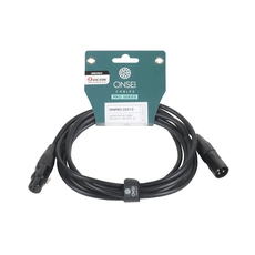 Onsei ONPRO-32313 Καλώδιο μικροφωνικό 3-pin XLR Αρσενικό σε 3-pin XLR Θηλυκό 3m με REAN connectors