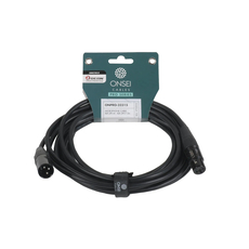 Onsei ONPRO-32315 Καλώδιο μικροφωνικό 3-pin XLR Αρσενικό σε 3-pin XLR Θηλυκό 5m με REAN connectors