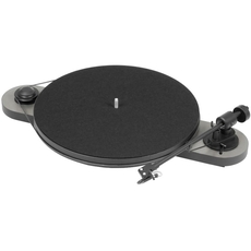 Pro-ject Elemental Silver-Black / ortofon OM5E - Belt Drive