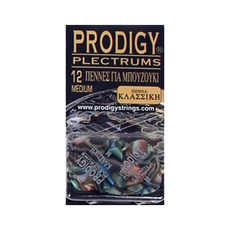 PRODIGY Πέννες Μπουζουκιού - Τζουρά - Μπαγλαμα Kλασική Medium Abalone (Σετ 12τμχ)