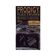 PRODIGY Πέννες Μπουζουκιού - Τζουρά - Μπαγλαμα Kλασική Medium Tortoise Pearl (Σετ 12τμχ)