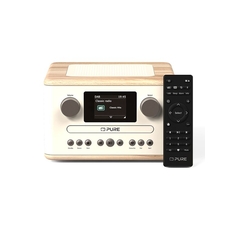 PURE CLASSIC C-D4 Mini Hχοσύστημα, Cotton White/Oak