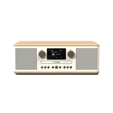 PURE Classic C-D6 Oλοκληρωμένο Mίνι Hχοσύστημα, Λευκό /Bελανιδιά