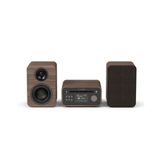 PURE Classic Stereo Mini Oλοκληρωμένο Hχοσύστημα με Bluetooth, Coffee Brown / Walnut