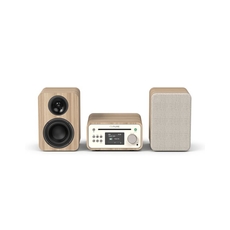 PURE Classic Stereo Mini Oλοκληρωμένο Hχοσύστημα με Bluetooth, Cotton White/Oak